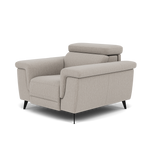 Sparta Recliner Armchair - Chair W/ Power Recliner W/ Power Headrest Fabric - Power with Power Headrest & USB — KB-1292-UK Amigo Dove, gallery image 3
