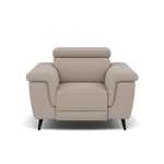 Sparta Recliner Armchair - Chair W/ Power Recliner W/ Power Headrest Fabric - Power with Power Headrest & USB Sterling Home 5 CU9101-5-UK Oxford Beige