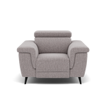 Sparta Recliner Armchair - Chair W/ Power Recliner W/ Power Headrest Fabric - Power with Power Headrest & USB Sterling Home 9 KB-1291-UK Amigo Granite