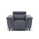 Sparta Recliner Armchair - Chair W/ Power Recliner W/ Ratchet Headrest Cat NL/O/S - Power with Manual Headrest Armchairs Sterling Home NL5100 New York Dark Blue 1