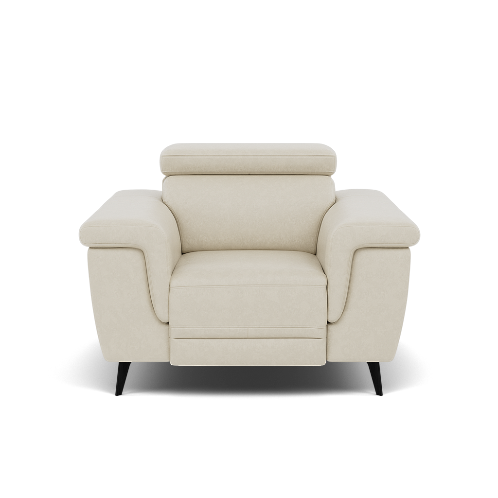 Sparta Recliner Armchair - Chair W/ Power Recliner W/ Ratchet Headrest Cat NL/O/S - Power with Manual Headrest Armchairs Sterling Home 8 O7015 Oslo Light Grey
