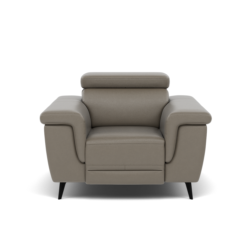 Sparta Recliner Armchair - Chair W/ Power Recliner W/ Ratchet Headrest Cat NL/O/S - Power with Manual Headrest Armchairs Sterling Home 4 NL5102 New York Cement