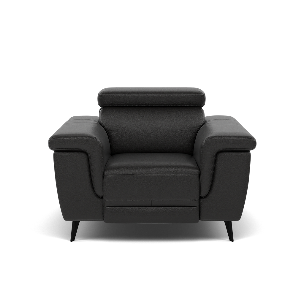 Sparta Recliner Armchair - Chair W/ Power Recliner W/ Ratchet Headrest Cat NL/O/S - Power with Manual Headrest Armchairs Sterling Home 6 NL5109 New York Midnight