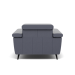 Sparta Recliner Armchair - Chair W/ Power Recliner W/ Ratchet Headrest Cat NL/O/S - Power with Manual Headrest — NL5100 New York Dark Blue, gallery image 2