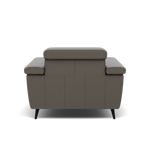 Sparta Recliner Armchair - Chair W/ Power Recliner W/ Ratchet Headrest Cat NL/O/S - Power with Manual Headrest — NL5101 New York Anthkacite Grey, gallery image 2