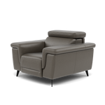 Sparta Recliner Armchair - Chair W/ Power Recliner W/ Ratchet Headrest Cat NL/O/S - Power with Manual Headrest — NL5101 New York Anthkacite Grey, gallery image 3