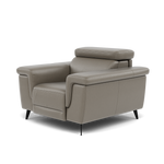 Sparta Recliner Armchair - Chair W/ Power Recliner W/ Ratchet Headrest Cat NL/O/S - Power with Manual Headrest — NL5102 New York Cement, gallery image 3