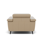 Sparta Recliner Armchair - Chair W/ Power Recliner W/ Ratchet Headrest Cat NL/O/S - Power with Manual Headrest — NL5103 New York Sand, gallery image 2