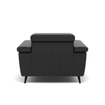 Sparta Recliner Armchair - Chair W/ Power Recliner W/ Ratchet Headrest Cat NL/O/S - Power with Manual Headrest — NL5109 New York Midnight, gallery image 2