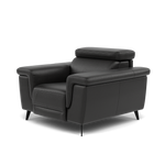 Sparta Recliner Armchair - Chair W/ Power Recliner W/ Ratchet Headrest Cat NL/O/S - Power with Manual Headrest — NL5109 New York Midnight, gallery image 3
