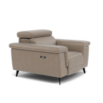 Sparta Recliner Armchair - Chair W/ Power Recliner W/ Ratchet Headrest Cat NL/O/S - Power with Manual Headrest — O7023 Oslo Elephant Grey, gallery image 1