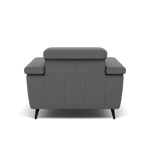 Sparta Recliner Armchair - Chair W/ Power Recliner W/ Ratchet Headrest Cat NL/O/S - Power with Manual Headrest — O7300 Orlando Dark Grey, gallery image 2