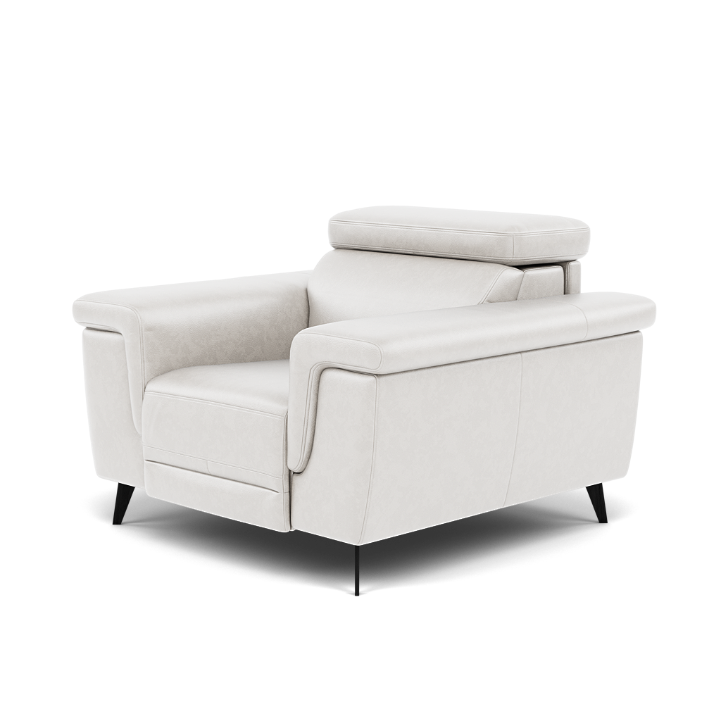 Sparta Recliner Armchair - Chair W/ Power Recliner W/ Ratchet Headrest Cat NL/O/S - Power with Manual Headrest — O7304 Orlando Quiet Grey, gallery image 3