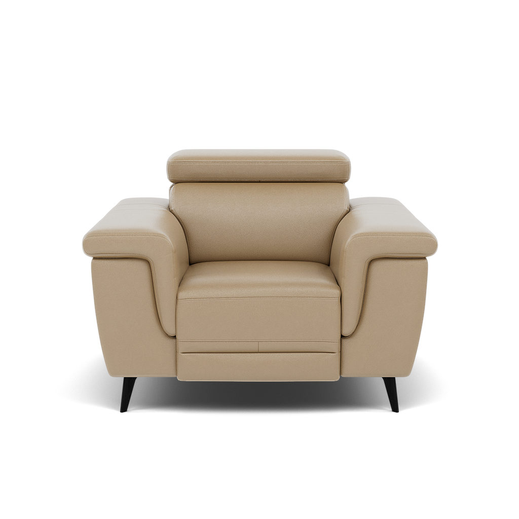 Sparta Recliner Armchair - Chair W/ Power Recliner W/ Ratchet Headrest Cat NL/O/S - Power with Manual Headrest Armchairs Sterling Home 5 NL5103 New York Sand