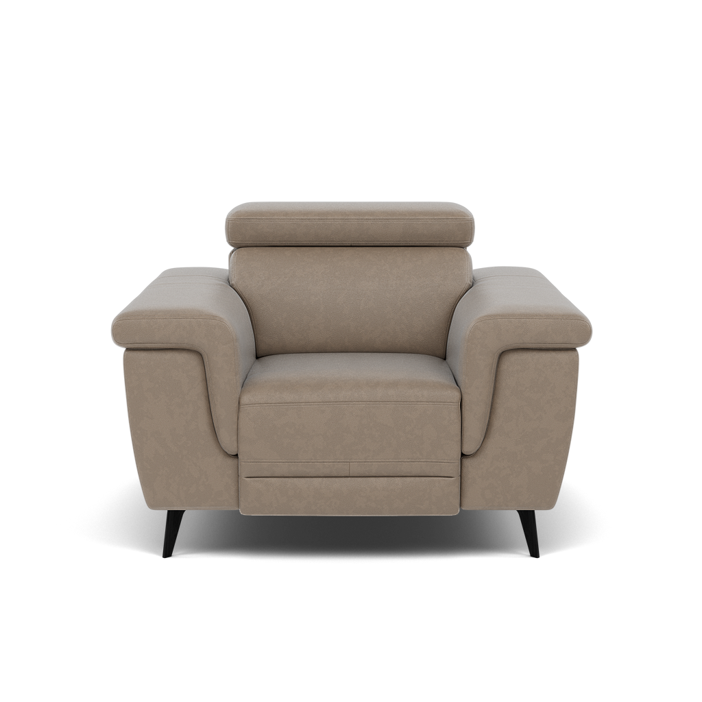 Sparta Recliner Armchair - Chair W/ Power Recliner W/ Ratchet Headrest Cat NL/O/S - Power with Manual Headrest Armchairs Sterling Home 9 O7023 Oslo Elephant Grey