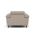 Sparta Recliner Armchair - Chair W/ Power Recliner W/ Ratchet Headrest Fabric - Power with Manual Headrest — CU9101-5-UK Oxford Beige, gallery image 2