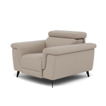 Sparta Recliner Armchair - Chair W/ Power Recliner W/ Ratchet Headrest Fabric - Power with Manual Headrest — CU9101-5-UK Oxford Beige, gallery image 3