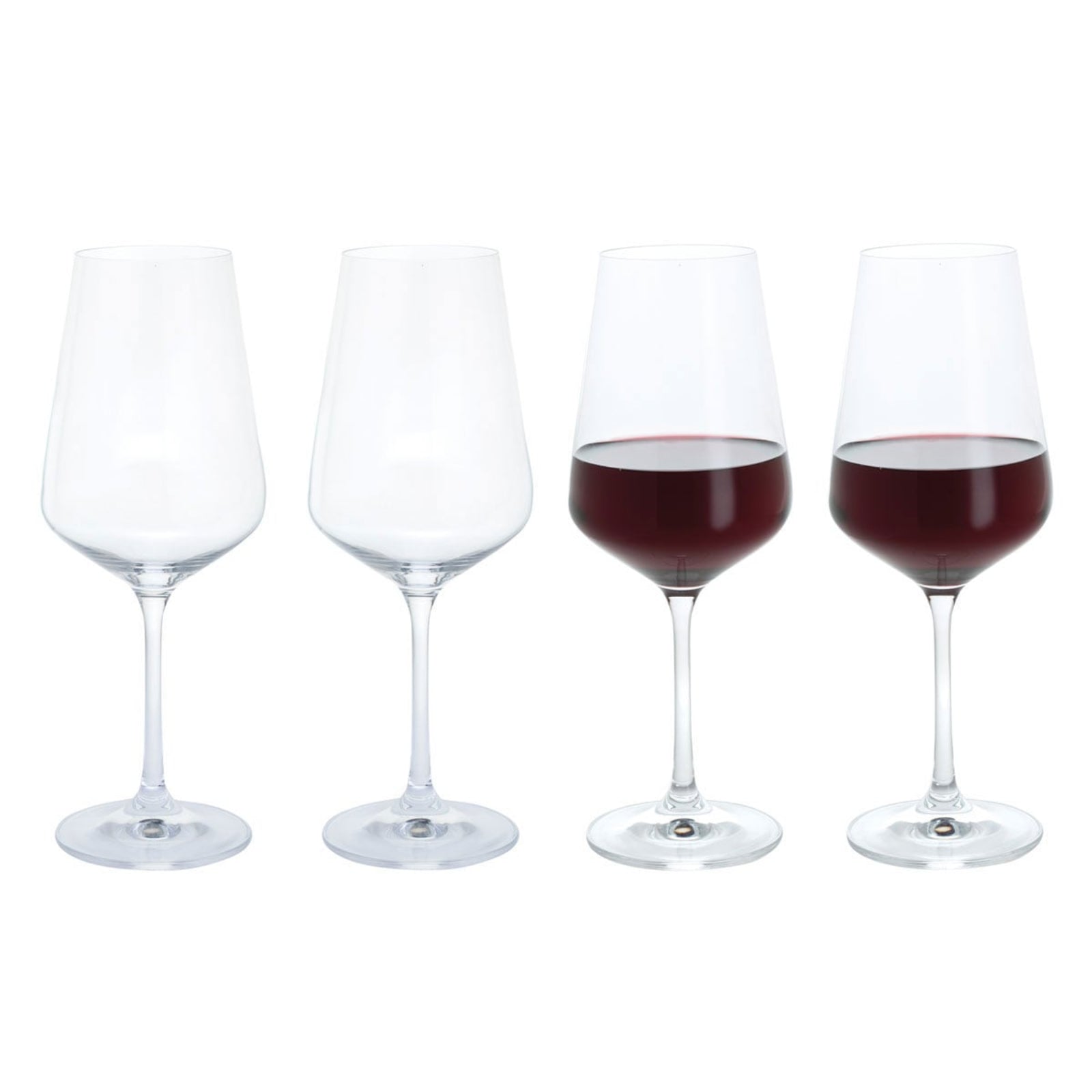 SALE Cheers! Optic Red Wine Glass 4Pk Sterling Home 3