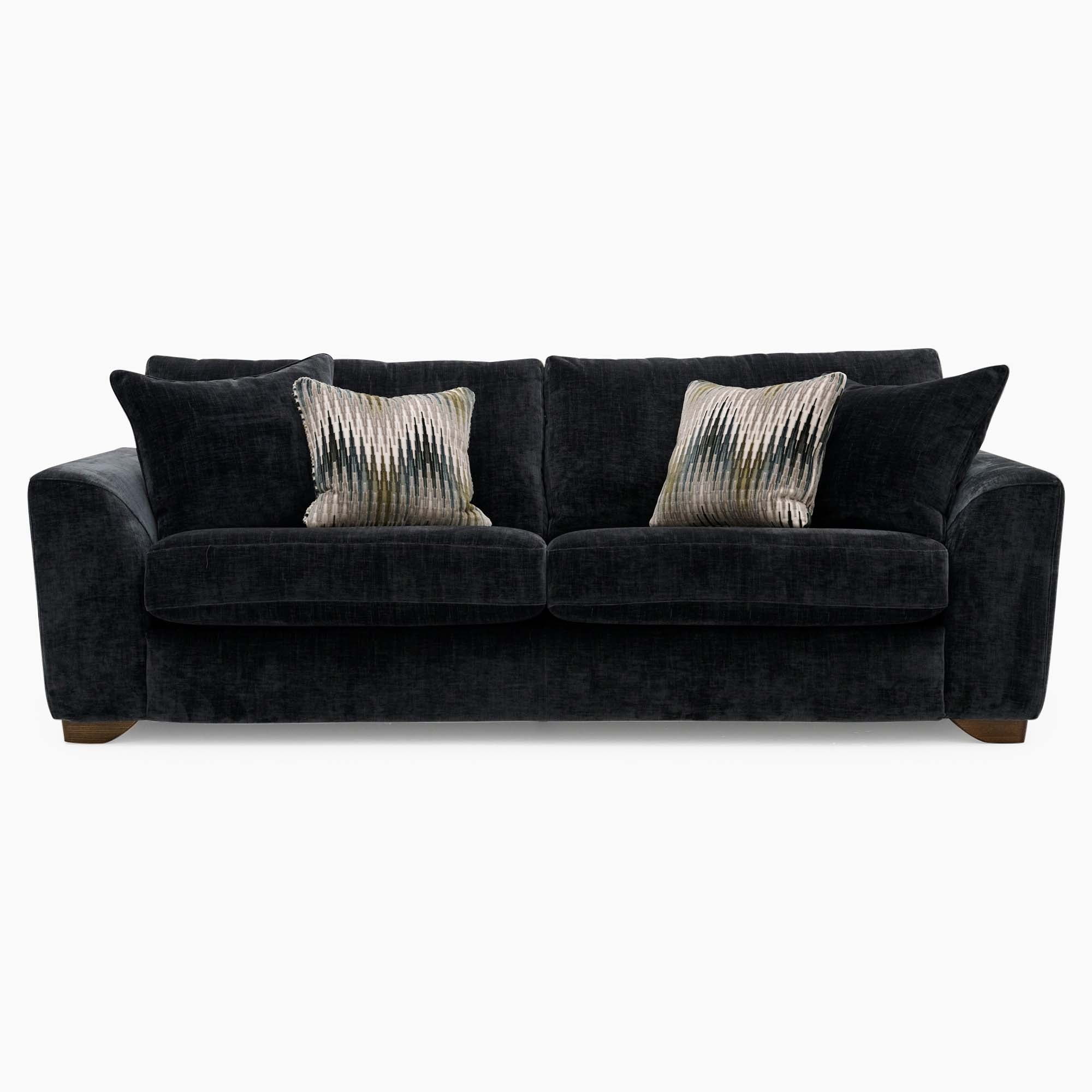 Stafford 3 Seater Sofa - 3 Seater Sofa Aqua Clean Sterling Home 1