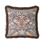 Strawberry Thief Chocolate 50X50Cm Cushion - Strawberry Thief Chocolate 50X50Cm Cushion Sterling Home 3