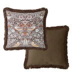 Strawberry Thief Chocolate 50X50Cm Cushion - Strawberry Thief Chocolate 50X50Cm Cushion Sterling Home 1