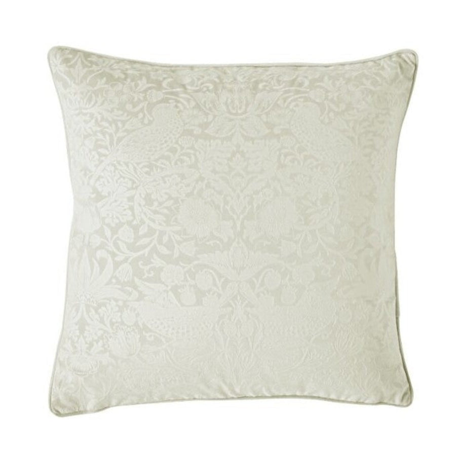 Strawberry Thief Grey Square Cushion - Strawberry Thief 50CM Cushion Oyster Sterling Home 2