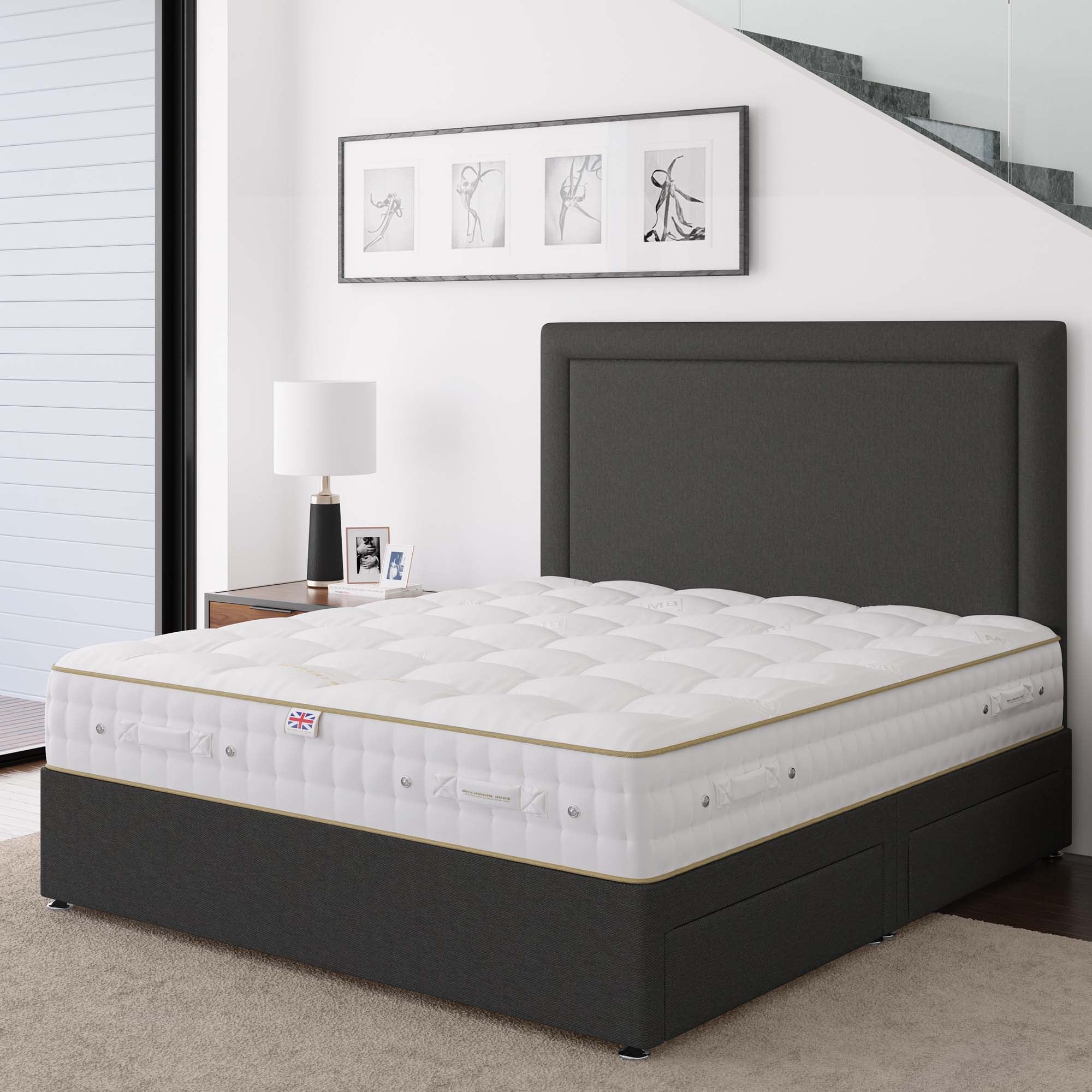 Hampshire Supreme 4000 Mattress - Mattress 135 x 190cm - Double Mattresses Sterling Home 2