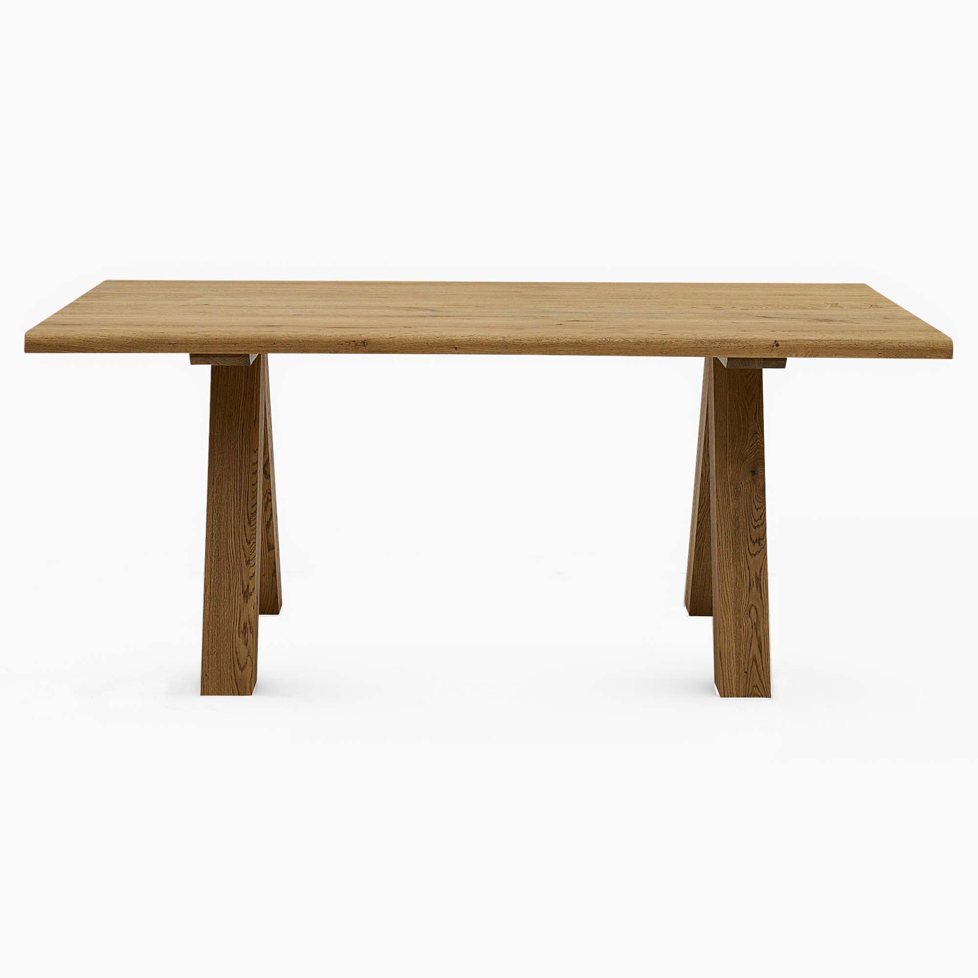 Syver Dining Table - Live Edge Dining Table 180x100cm Brushed Oak / Hesse Dark Oil - 180cm Tables Sterling Home 3