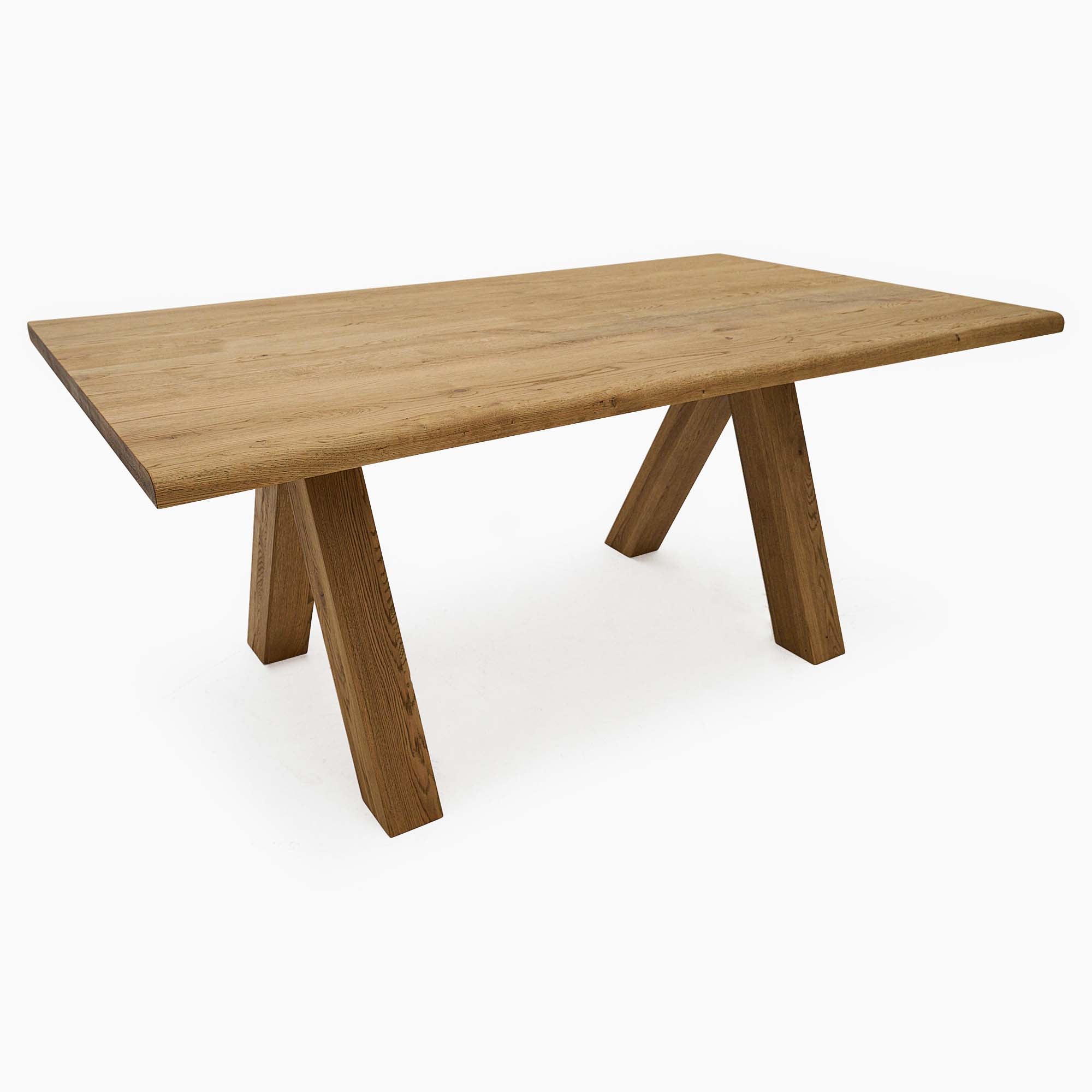 Syver Dining Table - Live Edge Dining Table 180x100cm Brushed Oak / Hesse Dark Oil - 180cm Tables Sterling Home 7