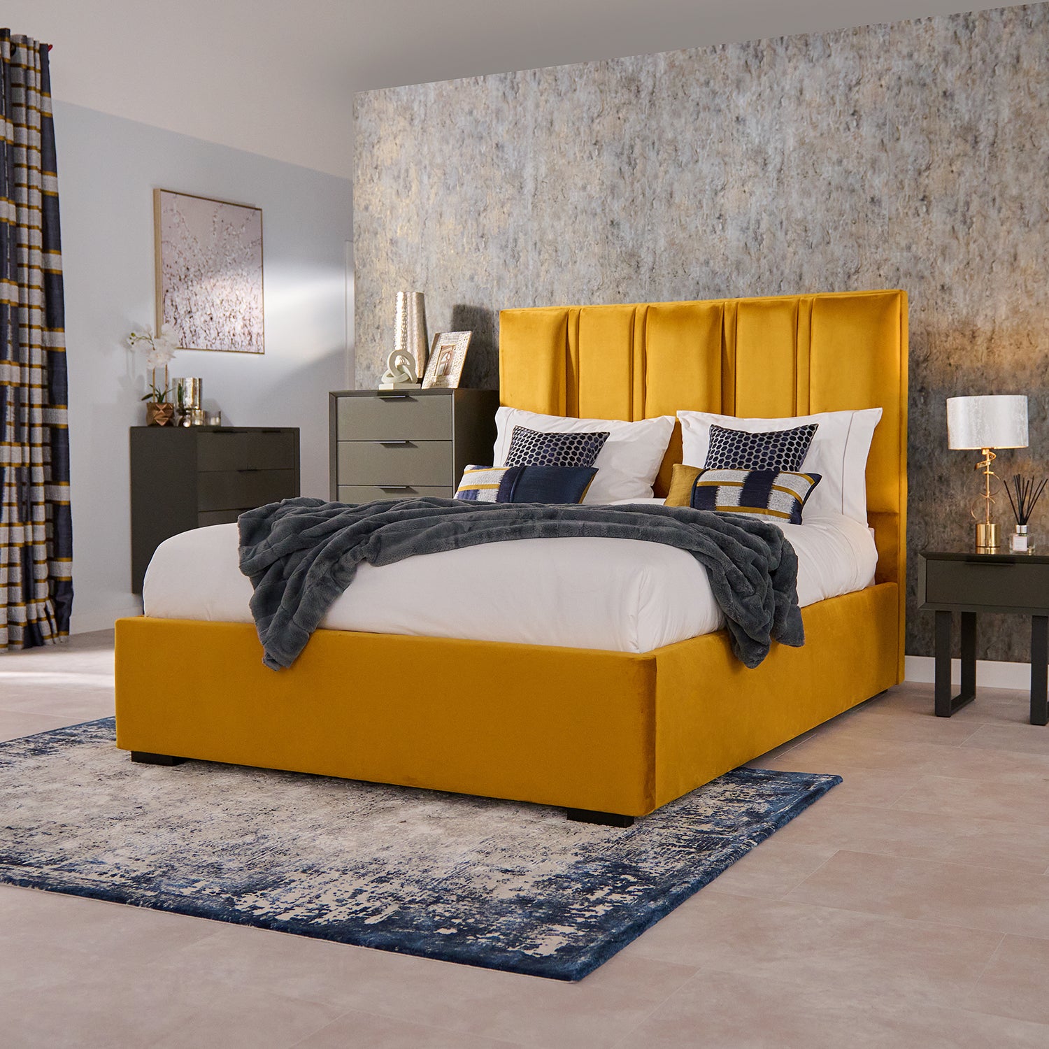 Highgrove Tate Ottoman Divan Bed - Ottoman Bedframe 135 x 190cm - Double Beds Sterling Home 2