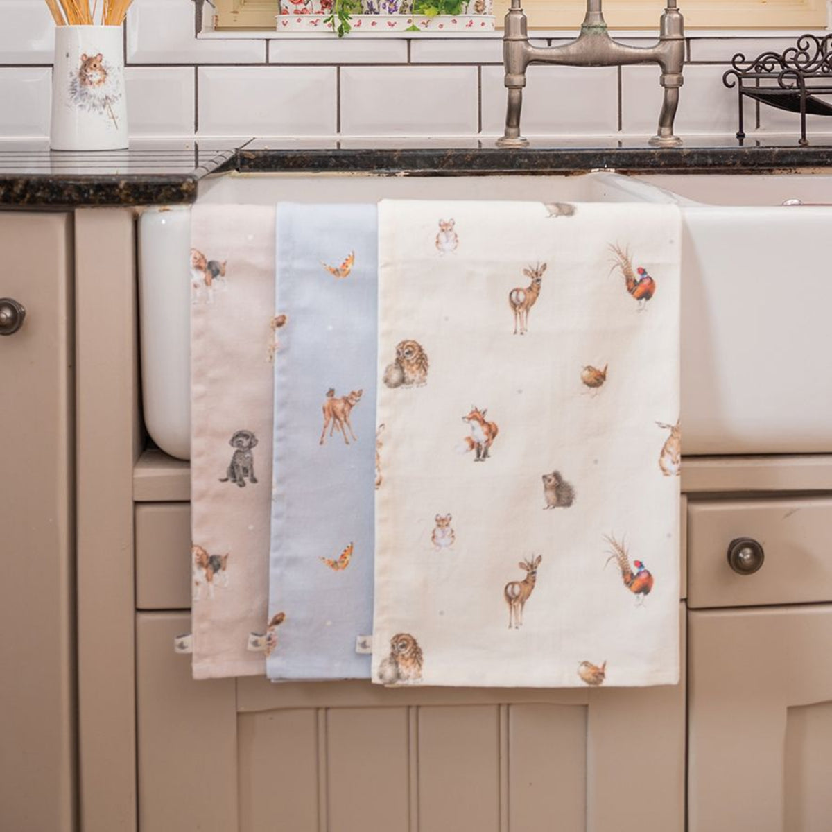 Wrendale A Dog's Life Tea Towel - A Dog's Life Tea Towel Sterling Home 1