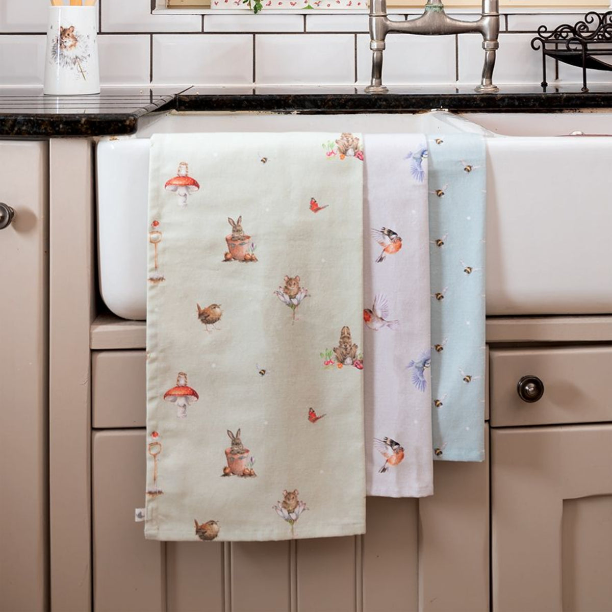 Wrendale Garden Friends Tea Towel - Garden Friends Tea Towel Sterling Home 1
