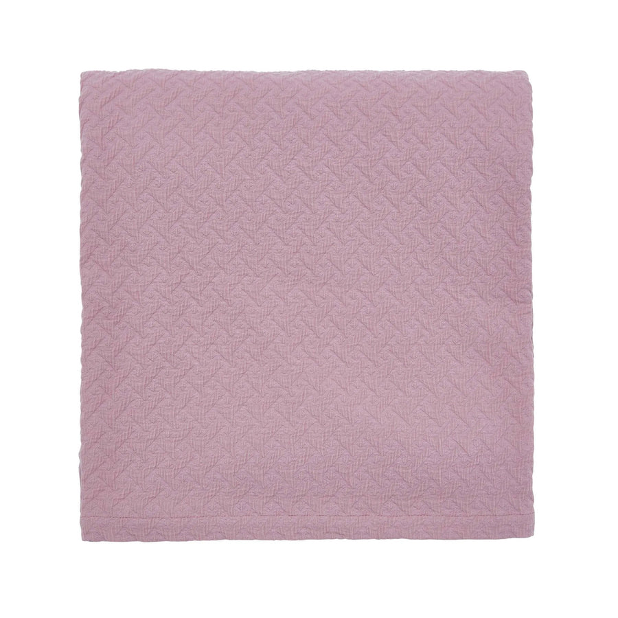 Ted Baker Cabana/Inky Bloom Button Throw Sterling Home 2