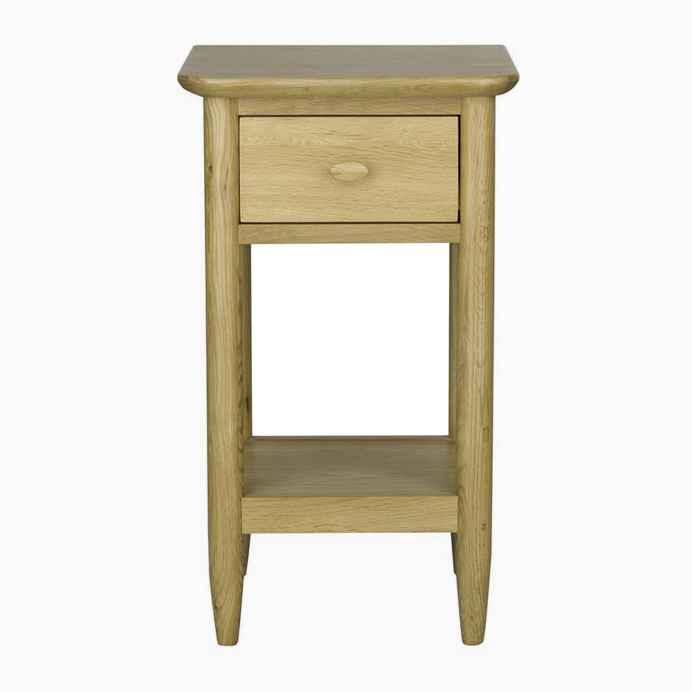 Ercol Teramo Side Table - Compact Side Table Clear Matt Tables Sterling Home 1