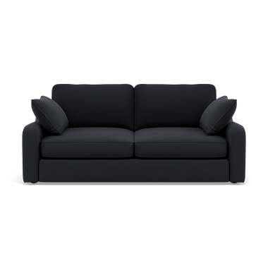 Thalia 2 Seater Pillow Back Sofa - Small Sofa Grade B 2 Seater Sofas Sterling Home 1 Standard Back Plush Velvet Charcoal