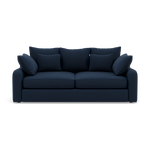 Thalia 2 Seater Pillow Back Sofa - Small Sofa Grade B 2 Seater Sofas Sterling Home 6 Pillow Back Plush Velvet Indigo