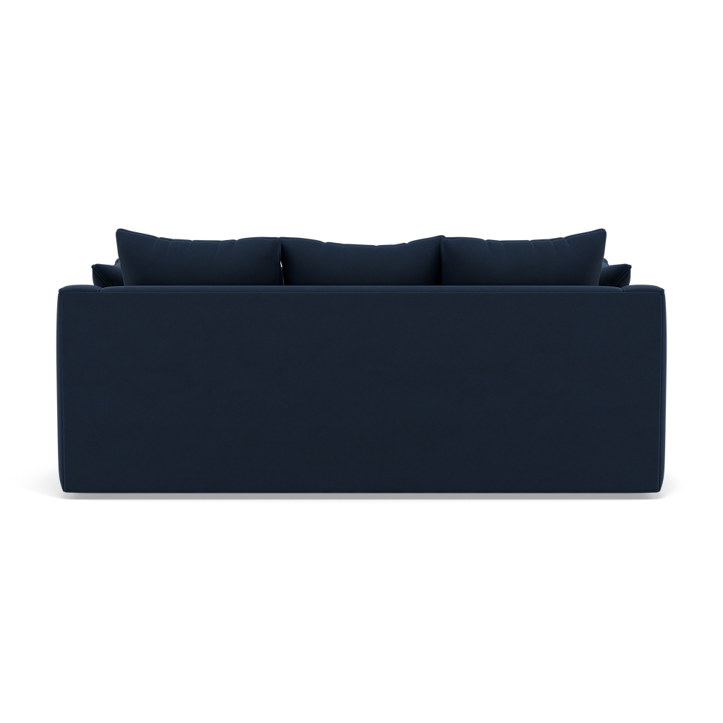 Thalia 2 Seater Pillow Back Sofa - Small Sofa Grade B — Pillow Back / Plush Velvet Indigo, gallery image 2