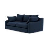 Thalia 2 Seater Pillow Back Sofa - Small Sofa Grade B — Pillow Back / Plush Velvet Indigo, gallery image 3