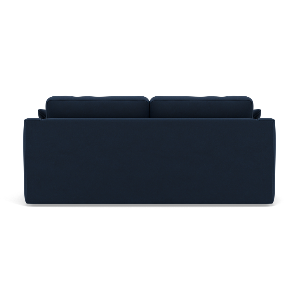 Thalia 2 Seater Pillow Back Sofa - Small Sofa Grade B — Standard Back / Plush Velvet Indigo, gallery image 2