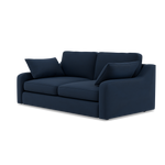 Thalia 2 Seater Pillow Back Sofa - Small Sofa Grade B — Standard Back / Plush Velvet Indigo, gallery image 3