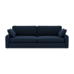 Thalia 3 Seater Pillow Back Sofa - Large Split Sofa Grade B - Split Back Frame 3 Seater Sofas Sterling Home 9 Standard Back Plush Velvet Indigo