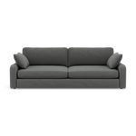 Thalia 3 Seater Pillow Back Sofa - Large Split Sofa Grade B - Split Back Frame 3 Seater Sofas Sterling Home 11 Standard Back Plush Velvet Slate