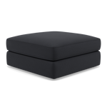 Thalia Footstool - Stool Grade B — Plush Velvet Charcoal, gallery image 3