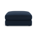 Thalia Footstool - Stool Grade B — Plush Velvet Indigo, gallery image 2