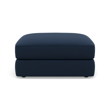 Thalia Footstool - Stool Grade B Footstools Sterling Home 2 Plush Velvet Indigo