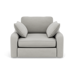 Thalia Pillow Back Armchair - Chair Grade B Sterling Home 3 Plush Velvet Silver