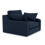 Thalia Pillow Back Armchair - Chair Grade B — Plush Velvet Indigo, gallery image 1