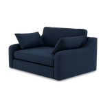 Thalia Pillow Back Loveseat - Snuggler Grade B — Plush Velvet Indigo, gallery image 3