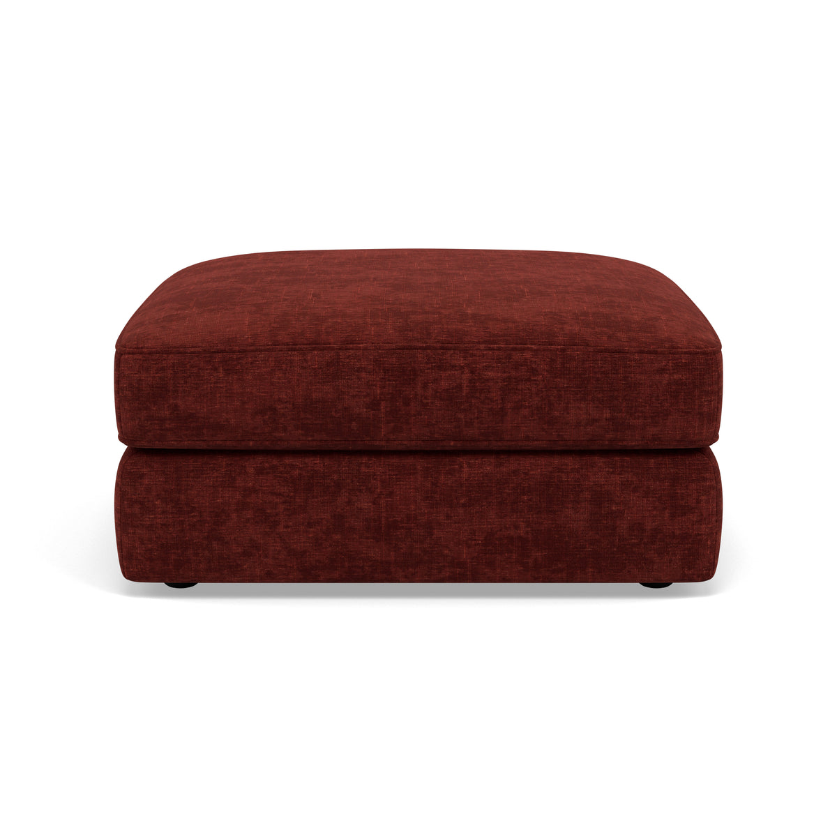 Thalia Footstool - Stool Grade C Footstools Sterling Home 1 Zelda Burgundy