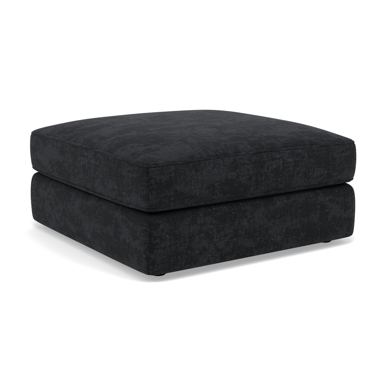 Thalia Footstool - Stool Grade C — Zelda Charcoal, gallery image 1
